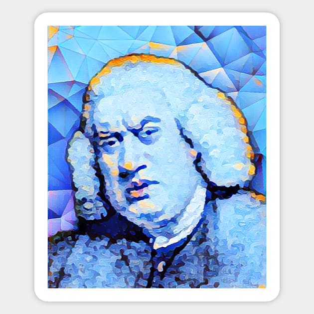 Samuel Johnson Portrait | Samuel Johnson Artwork | Samuel Johnson Painting 14 Sticker by JustLit